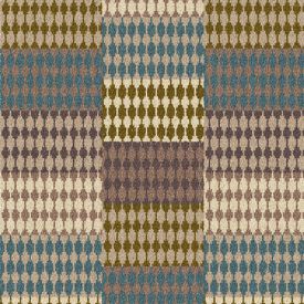 Alternative Flooring Quirky Patch Strip Blue Runner by Margo Selby