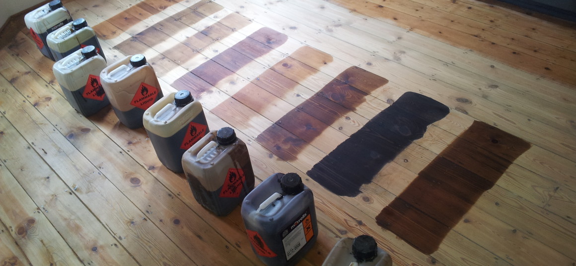 floor staining